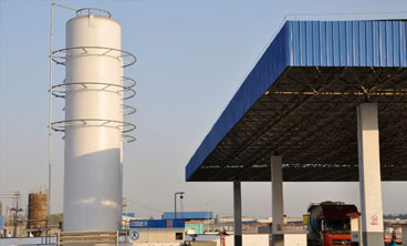 已建成的LNG加注站